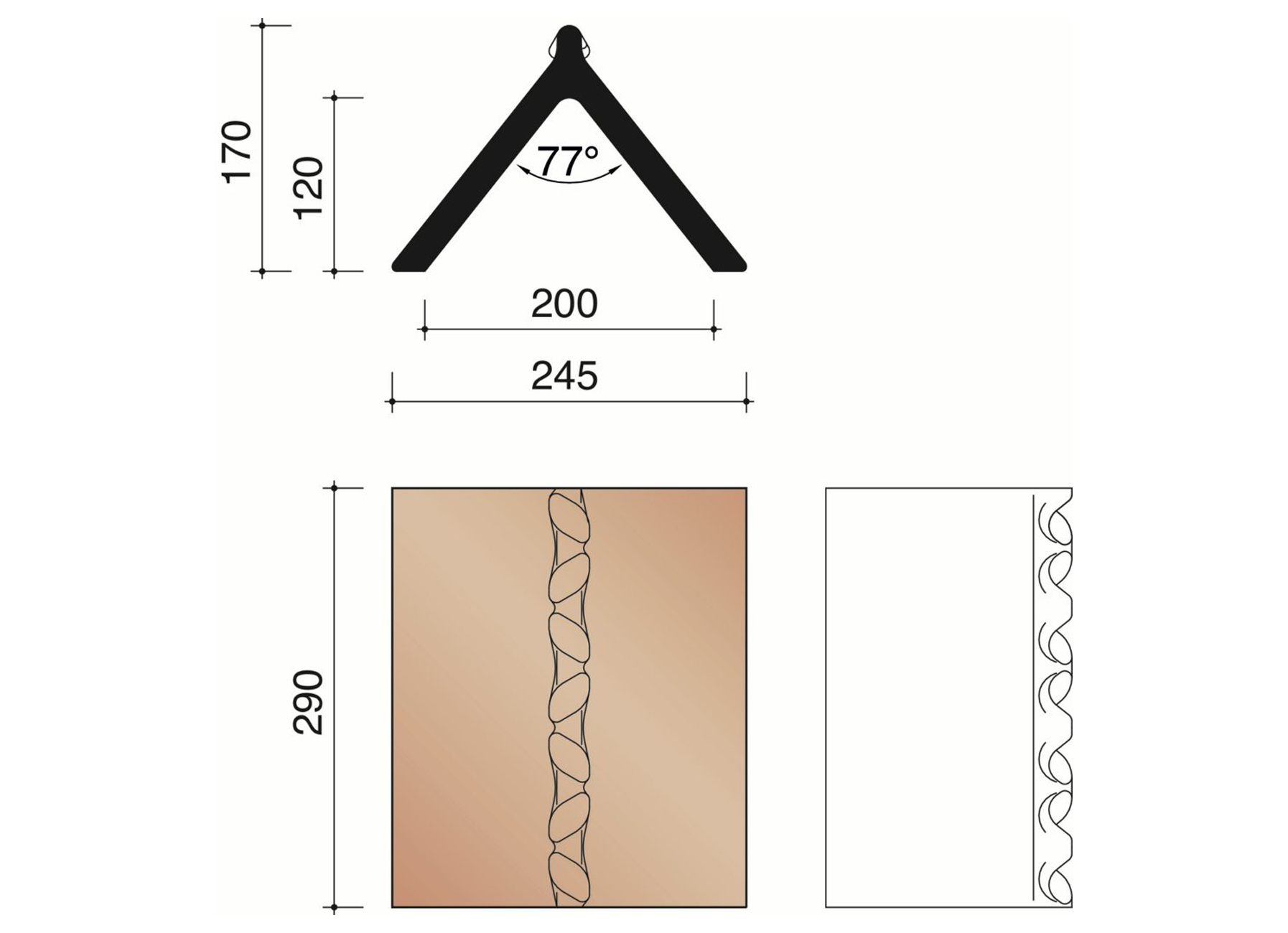 KORAMIC SPECIALE VORST MET DUIMSLAG - OUD MODEL (3,4/LM)