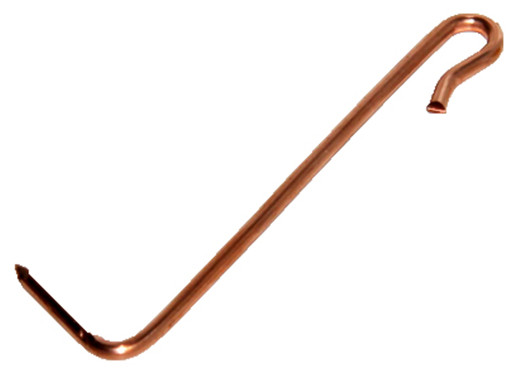 CROCHET D'ARDOISE DROITE A POINTE CUIVRE