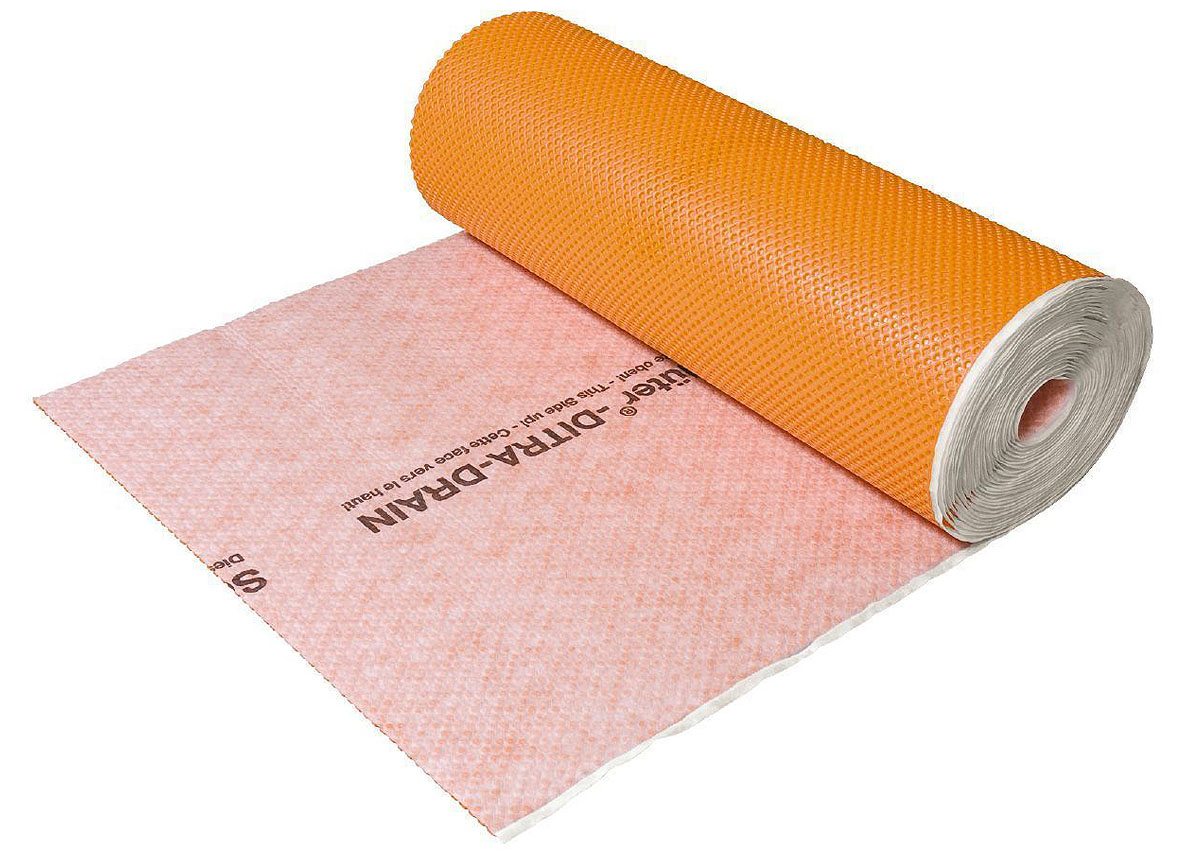 SCHLUTER DITRA-DRAIN NATTE DE DECOUPLAGE ET DE DRAINAGE