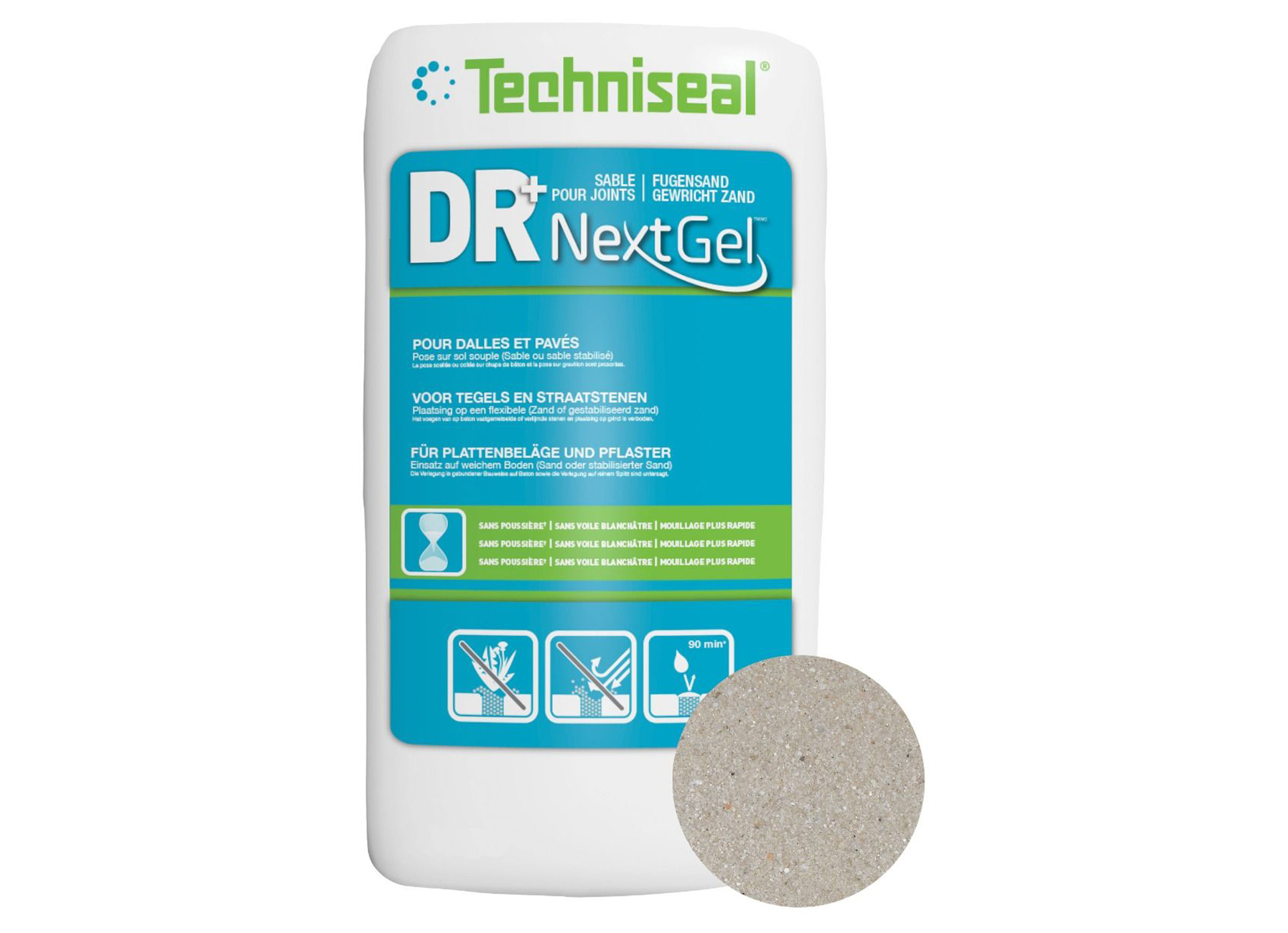 SABLE POLYMERE DR+ NEXTGEL BASALTE 25KG