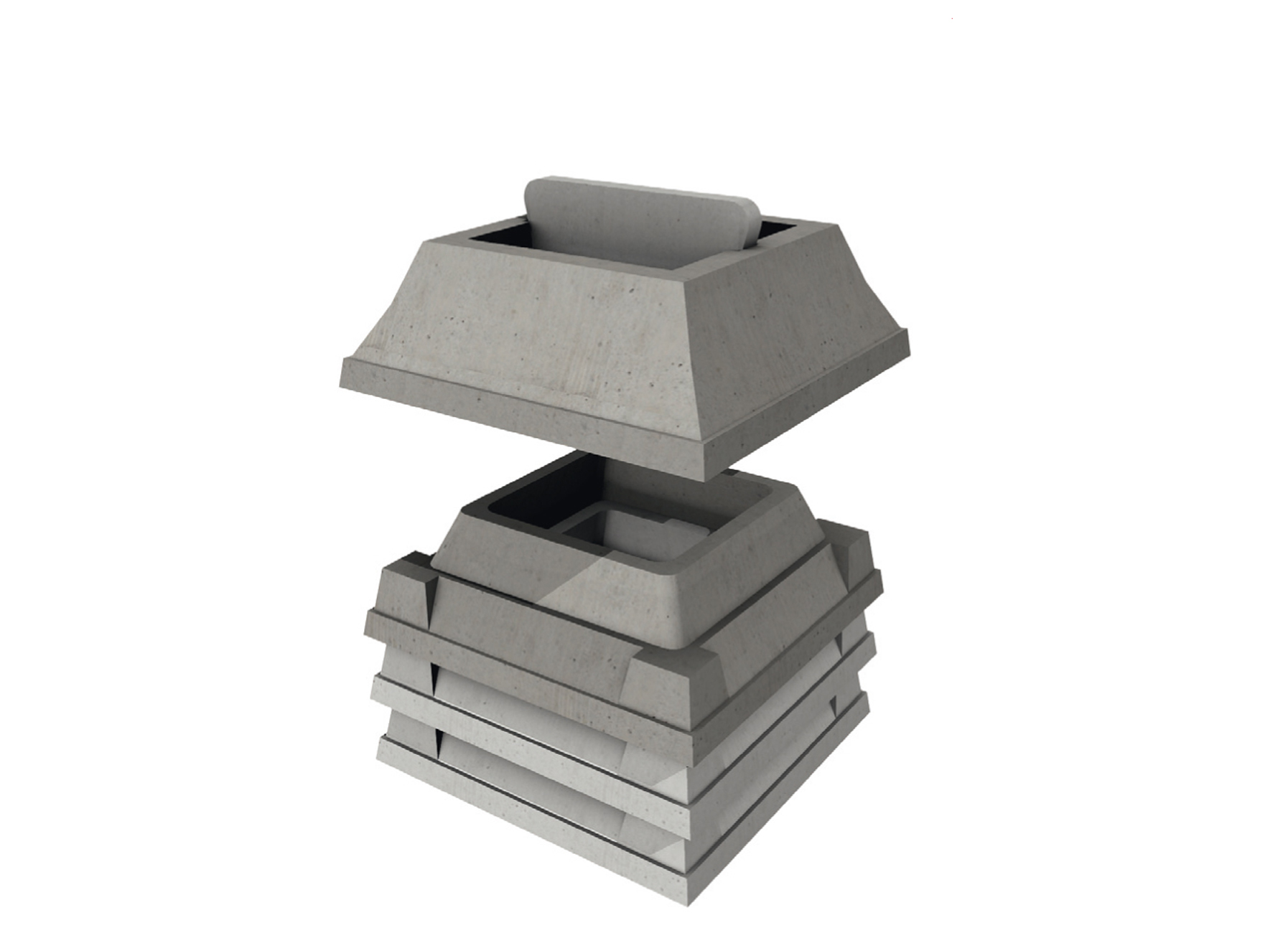 REGULATEUR FOYER ET CHEMINEE TIRA-TREK MONO 1B 30X30CM