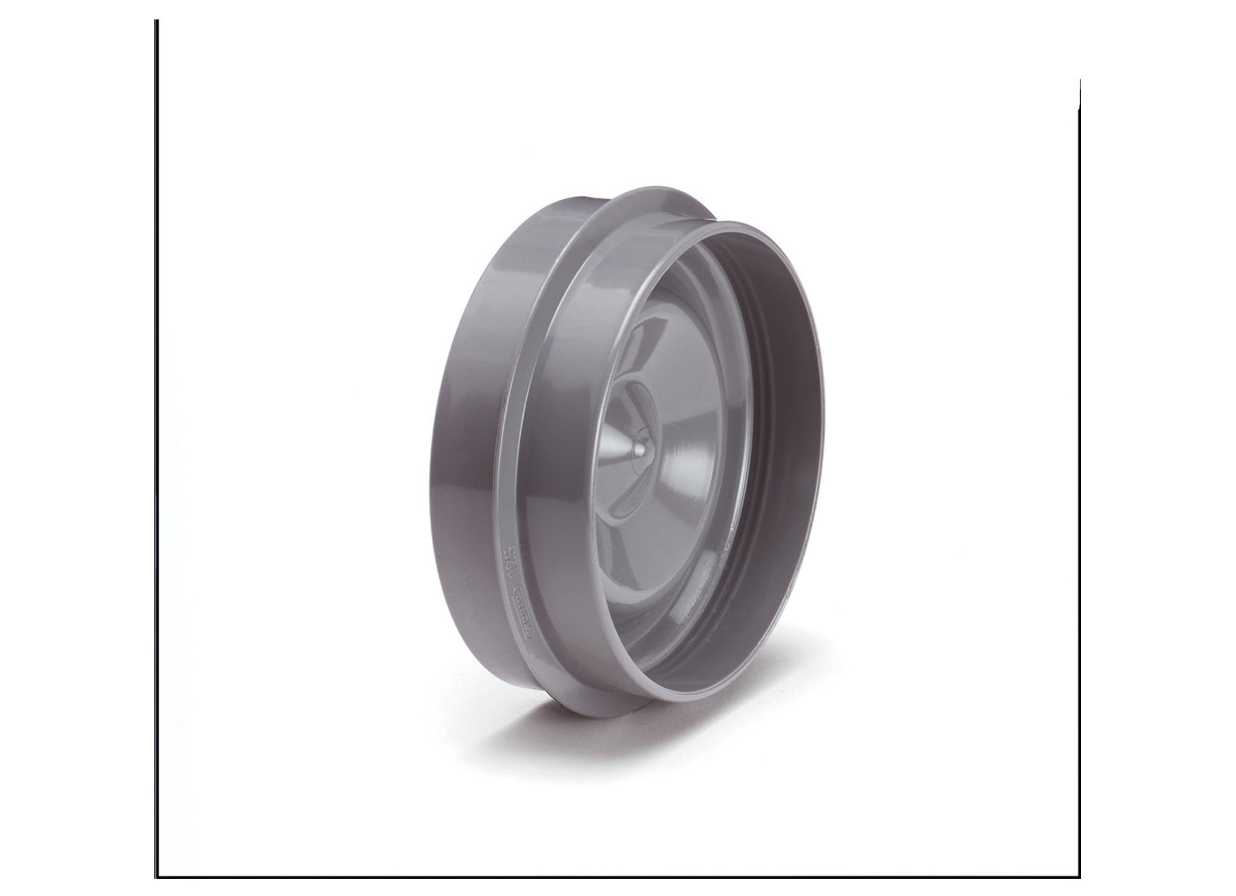 PVC BOUCHON BIVALENT GRIS Ø160