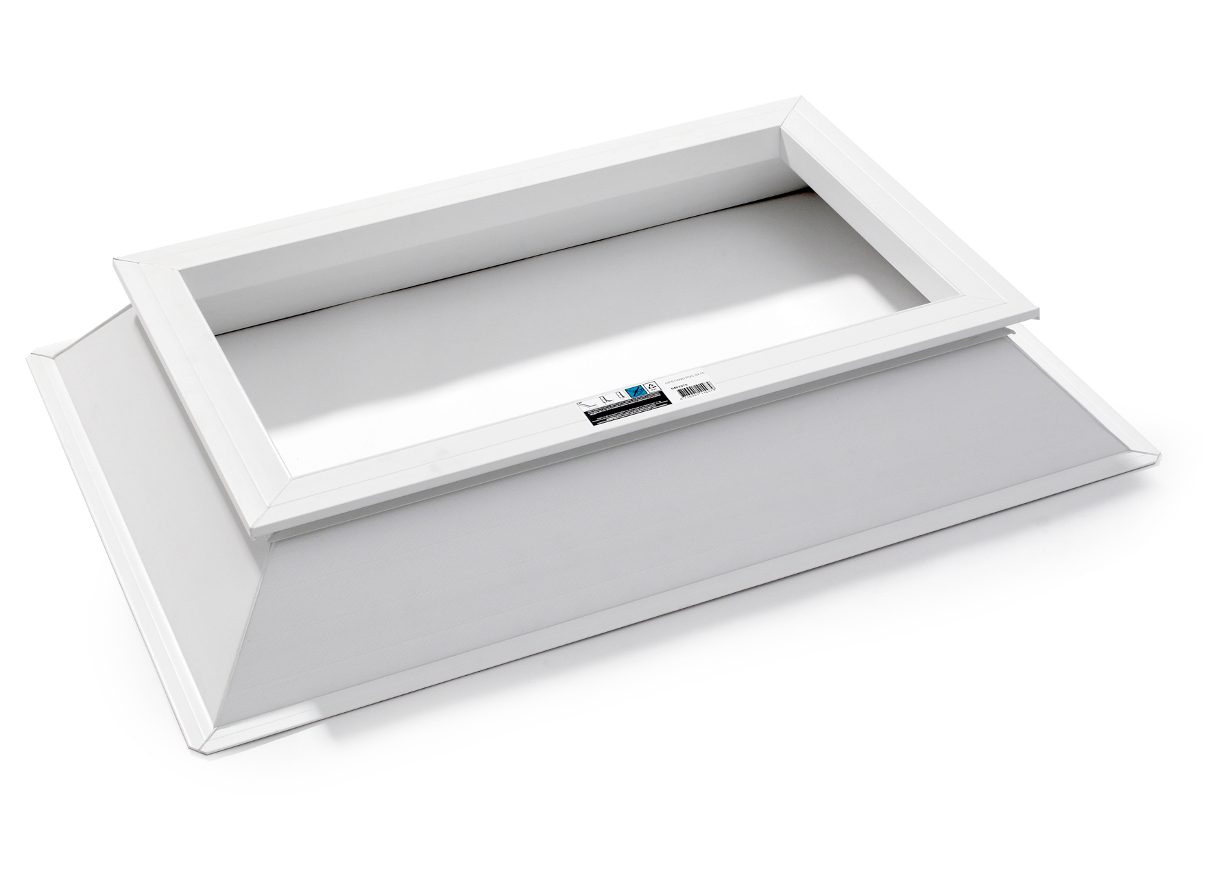 COSTIERE EN PVC RECTANGULAIRE TALON NORMAL H=15CM