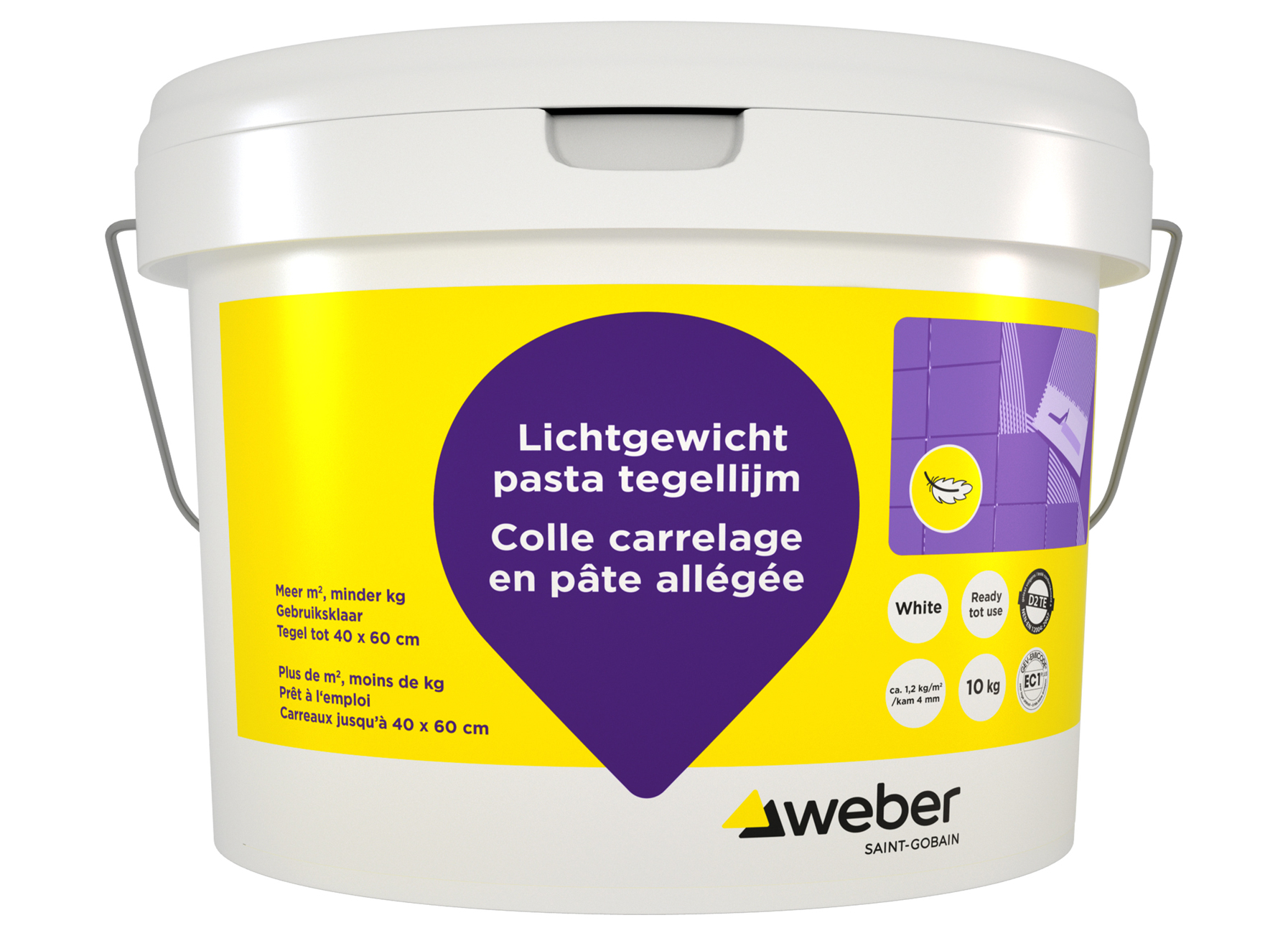 WEBER LICHTGEWICHT PASTA TEGELLIJM