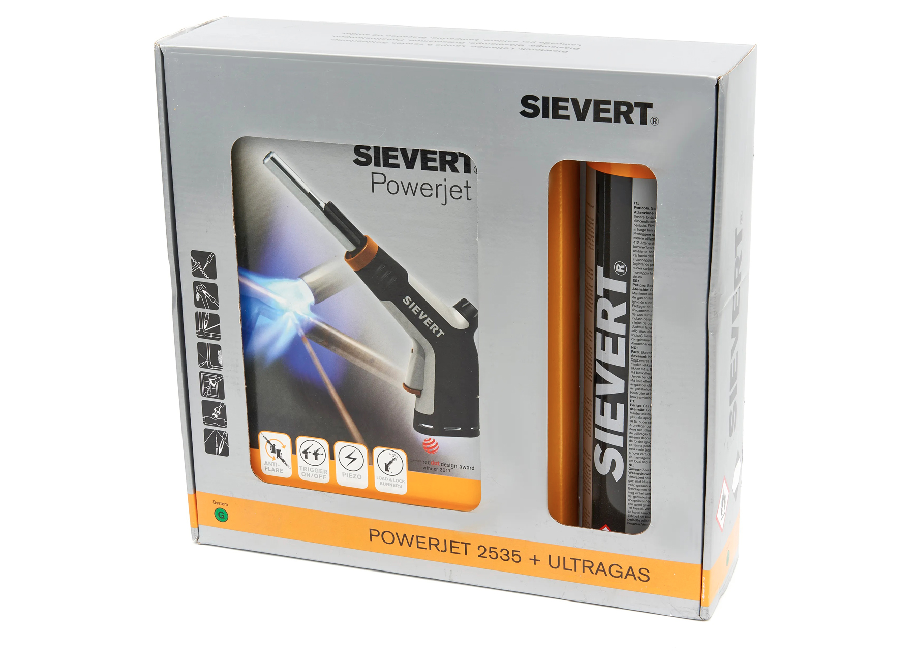 SIEVERT POWERJET AVEC CARTOUCHE DE GAZ ULTRAGAS 7/16