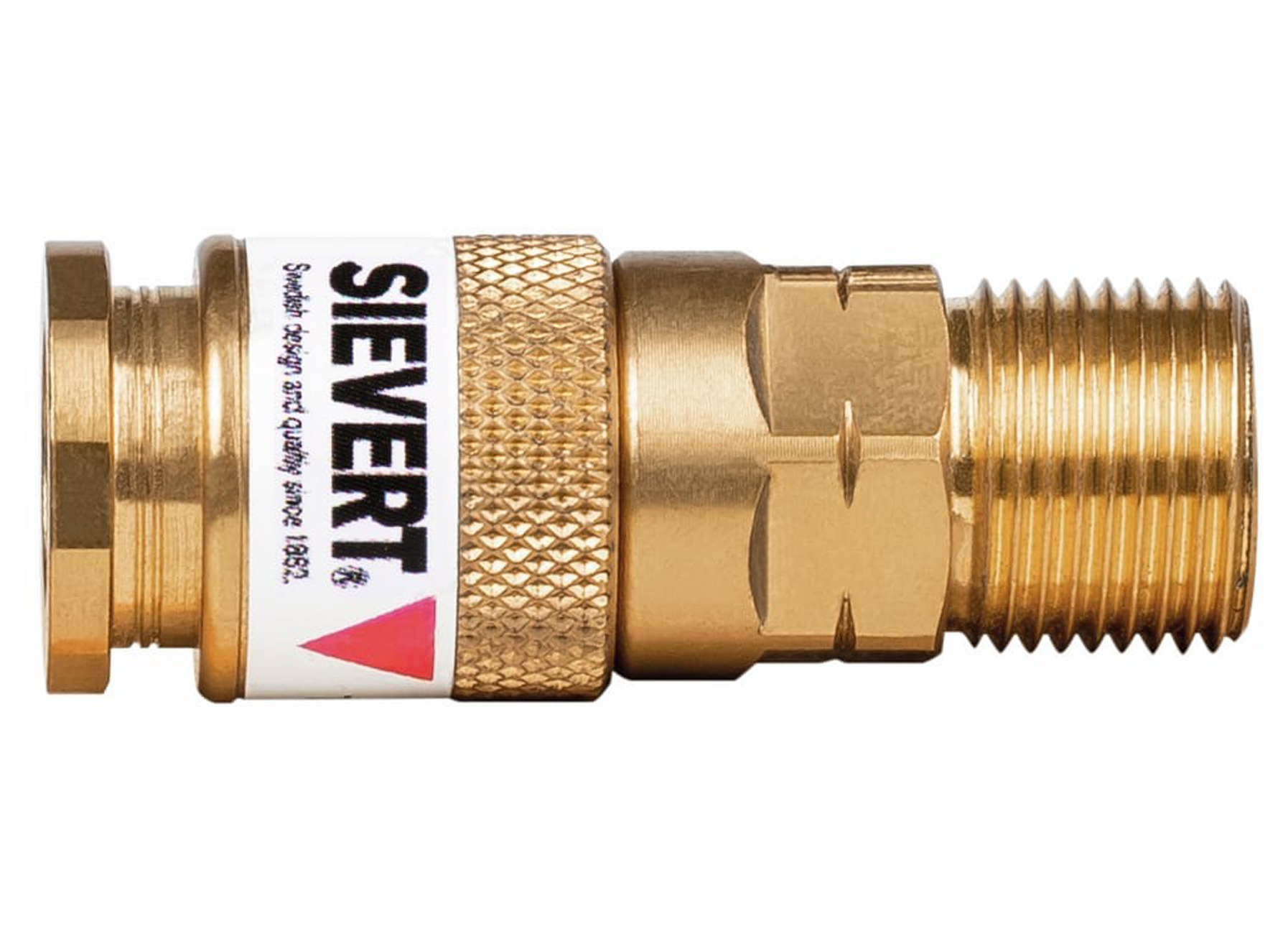 SIEVERT SNELKOPPELING VROUWELIJK MET BSP 3/8''L BUITENDRAAD