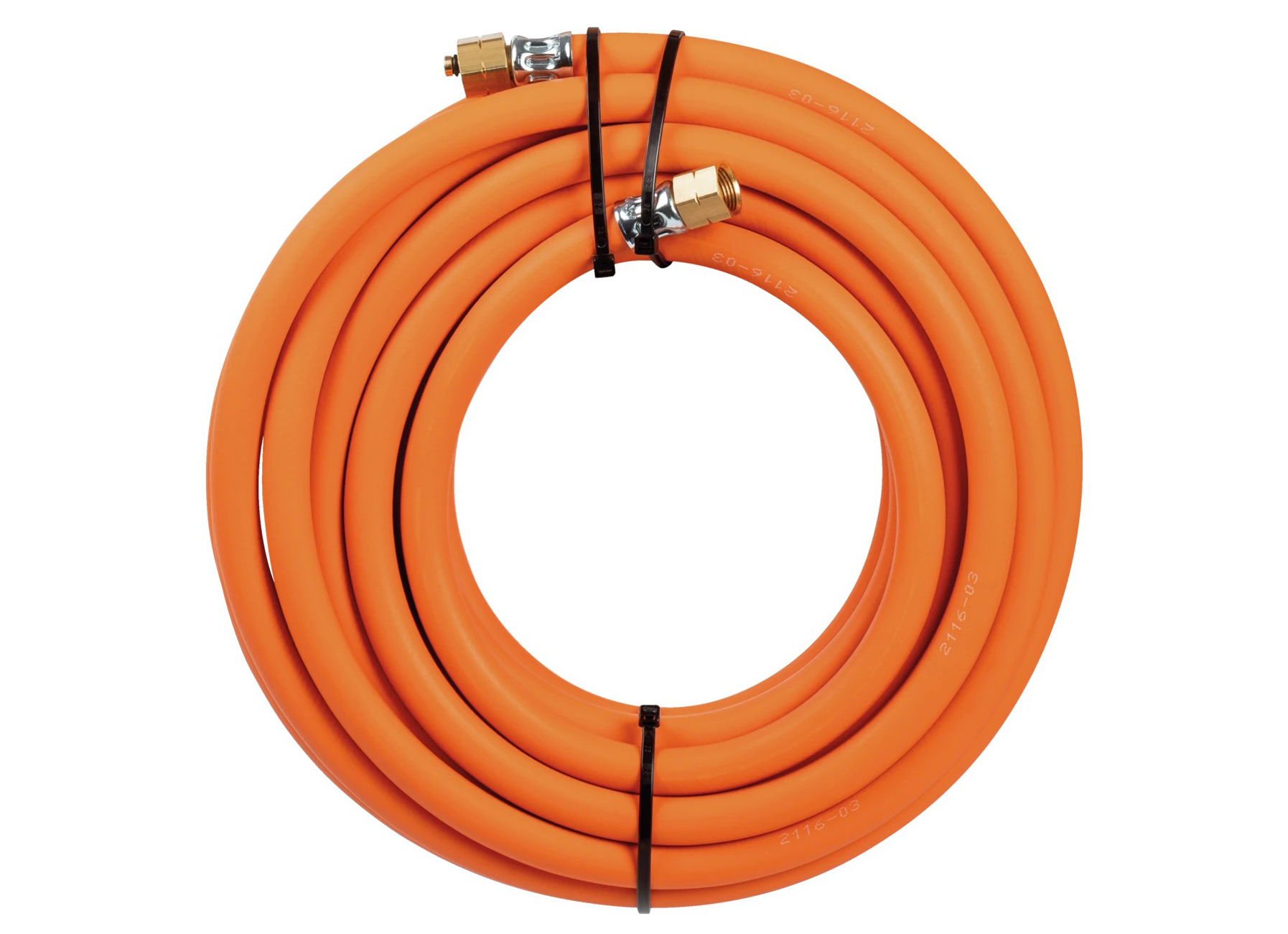 SIEVERT TUYAU PROPANE 10M Ø6,3MM BSP 3/8'' L 1 X ROTATIF ET 1X FIXE