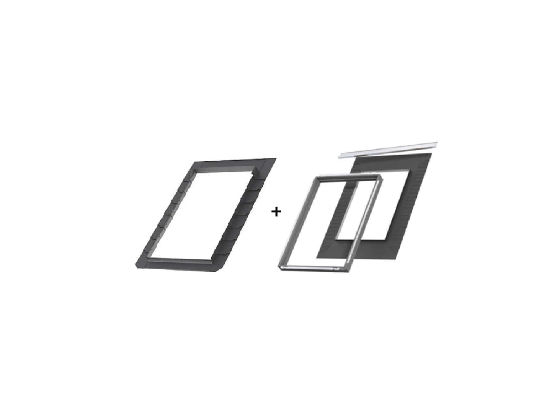 VELUX RACCORDEMENT ISOLE EDN PRO+ POUR ARDOISES POSE ENCASTREE