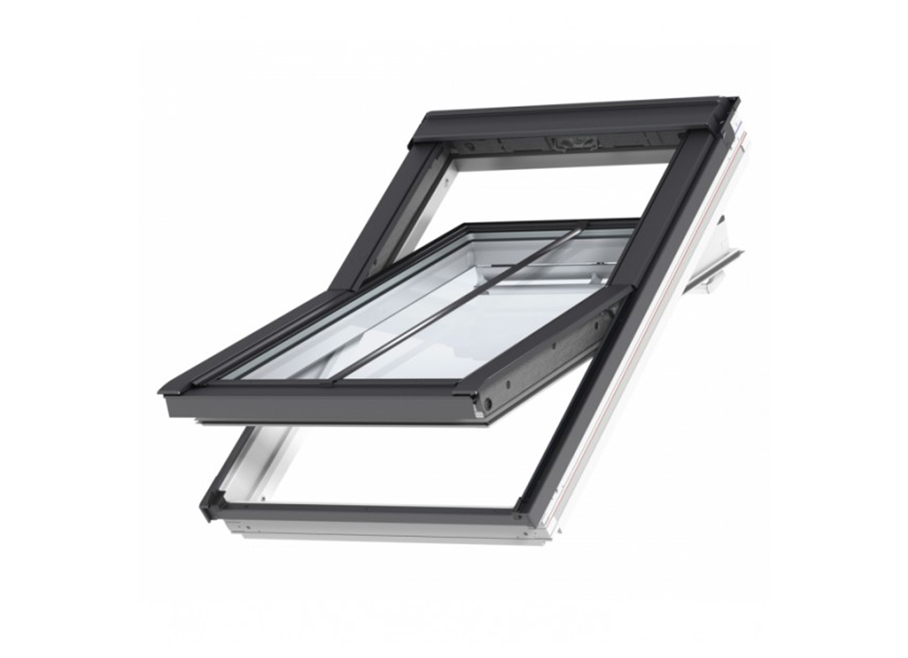 VELUX FENETRE DE TOIT A ROTATION CLASSICO GGL BOIS PEINT EN BLANC