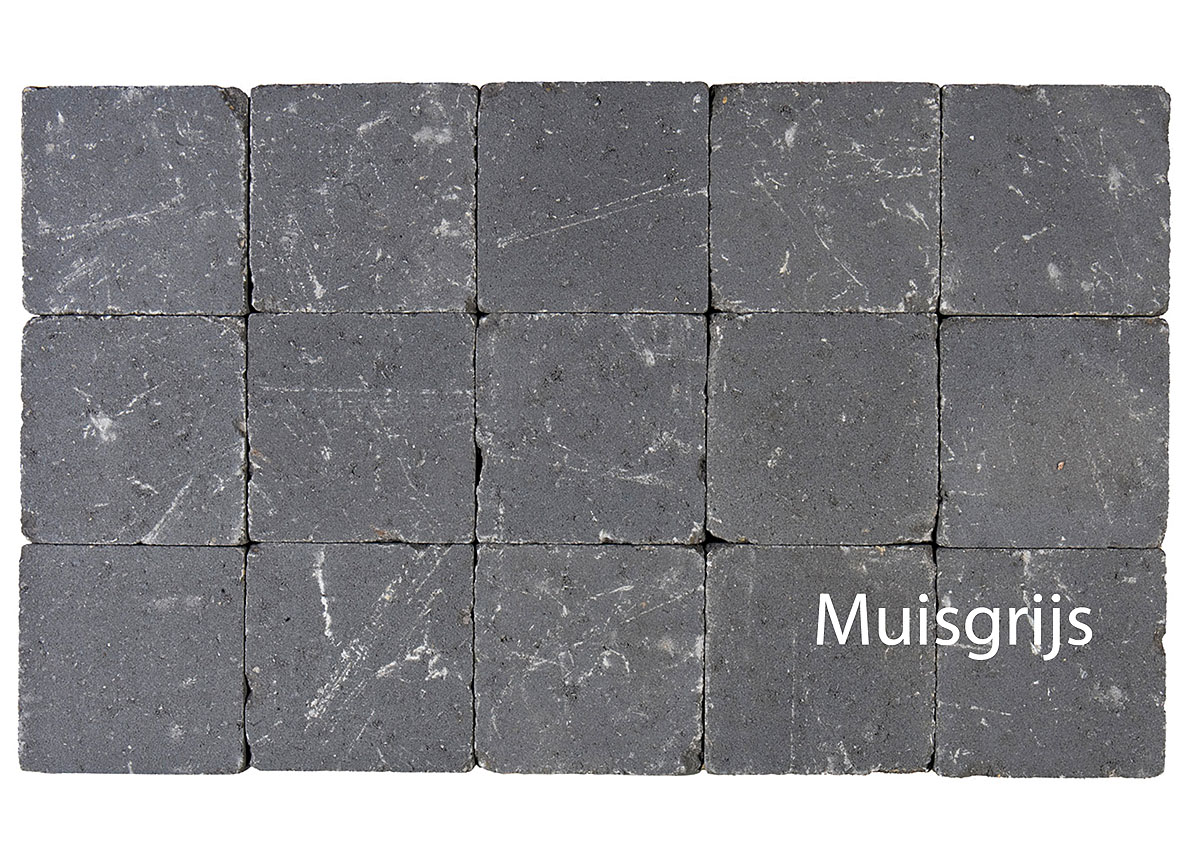 PAVE TAMBOURINE 15X15X6CM GRIS SOURIS 