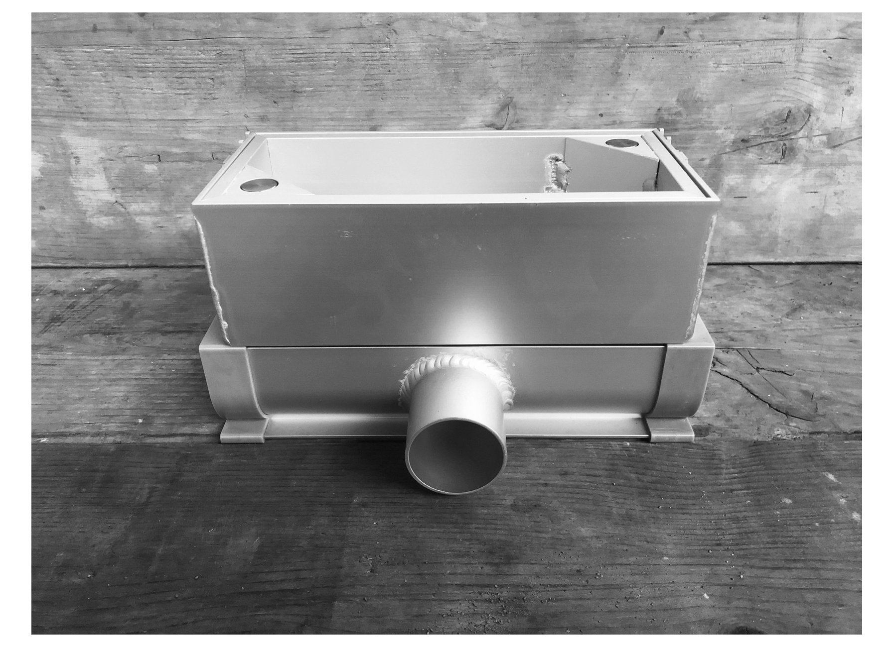 YUKON FASTDRAIN S.75 CHAMBRE DE VISITE SORTIE HORIZONTALE Ø50MM (INCL EMBOUT+CLE)