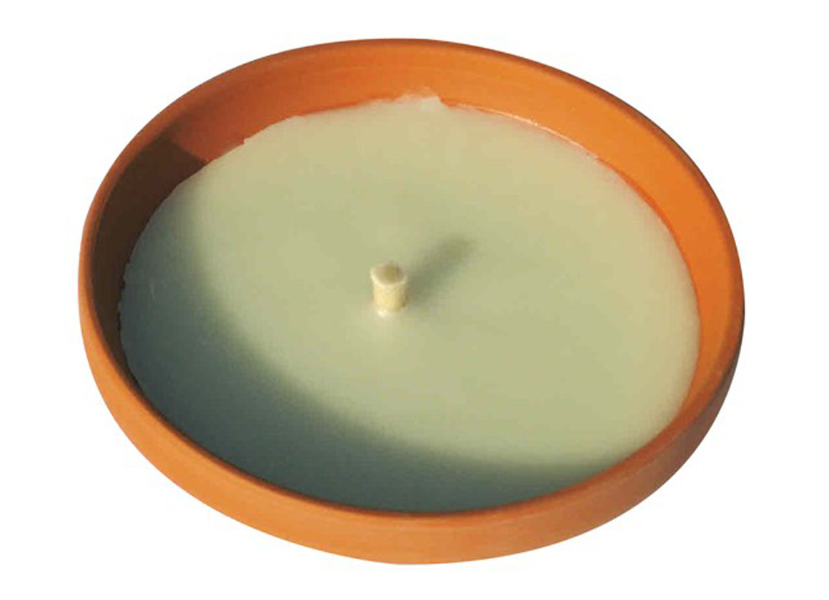 KAARS TERRA Ø20CM 9UUR IVOOR