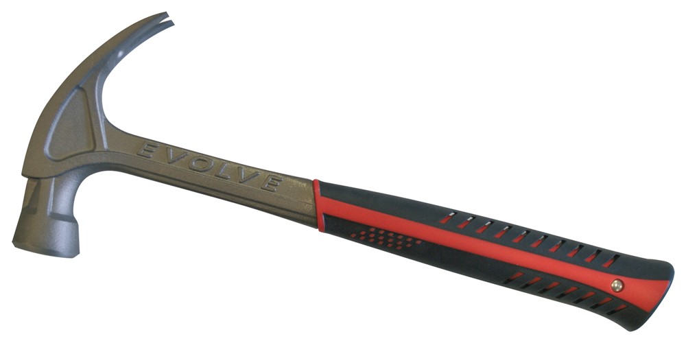 Klauwhamer EVOLVE 600 gr. - ''Xtreme'' 1 deel gesmeed, soft-feel, + magn.